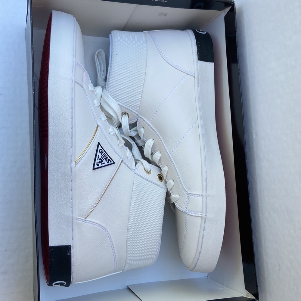New GUESS Penzo High-Top Sneakers SZ 11 - Picture 7 of 8